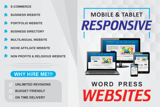 rebuild, design, customize wordpress website