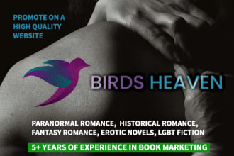 promote your steamy romance book on our quality website