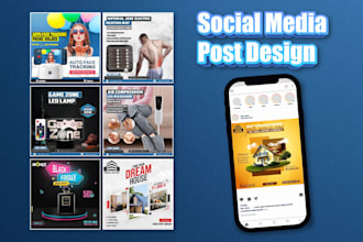 design attractive social media posts