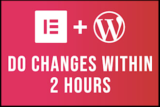 do changes on your elementor website