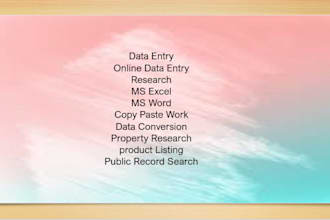 do file conversion , data extraction and data scraping