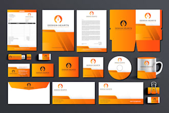 design business card, letterhead and stationery items