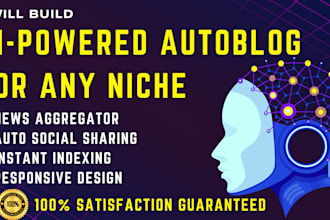 build automated news aggregator and ai powered wordpress autoblog for any niche