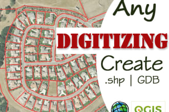 do digitizing and georeferancing with qgis and arcmap