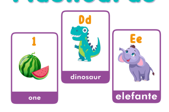 make printable flashcards in english or spanish and kids game app