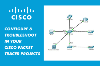 be your virtual network engineer work on cisco packet tracer