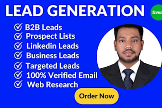 do b2b  lead generation on targeted linkedin leads