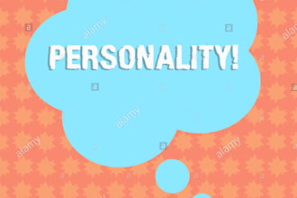create what you need written with personality and life