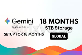 setup gemini ai pro, veo3 with pro, google pro upto 18 month