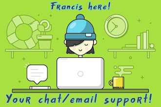 be your live chat or email support