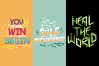 make a cute typography in my style