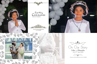 create covers of wedding albums and other albums