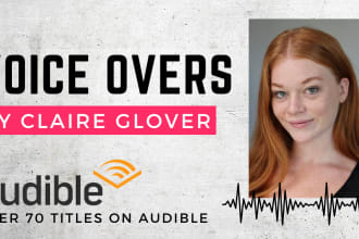 provide a voice over for your youtube channel