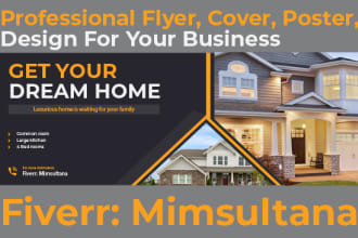 do facebook cover, flyer, letterhead, banner, poster, design