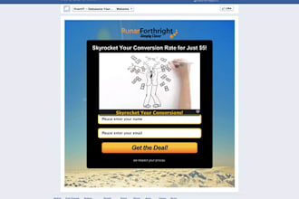 give you a proven to convert, mobile friendly squeeze page or lead capture page