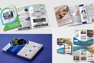 design brochure,trifold, bifold,flyers,catalog for your business