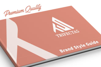 create premium brand style guide designs