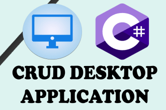 create crud desktop application in windows forms csharp