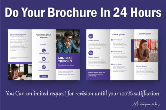 design a professional brochure for your business in 24hours