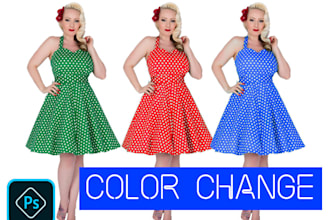 change any color of any object or person professionally