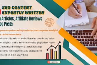 deliver blog posts, affiliate review articles, and technical writing content