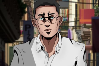 draw your picture to jojo bizzare adventure style