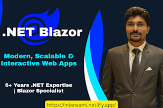 build modern and scalable web app using dot net blazor