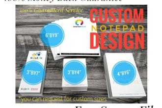 design custom notepad sticky notes