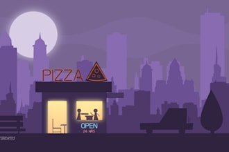 make creative graphics, illustrations and backgrounds
