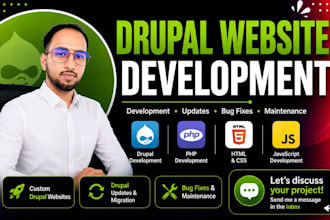 develop, update, fix, and maintain your drupal website