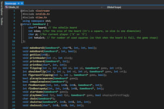 code and debug c, cpp and python scripts