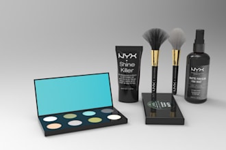 make a cosmetic packging design for your product