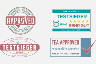 do official powerful official stamps, badge and logo design