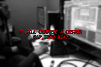 compose a custom rap,trap beat