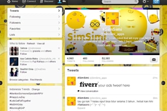tweet your ads to my SimSimi_apps twitter account , which have 52k active and real follower just