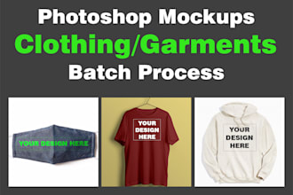 batch process your garments mockups of photoshop