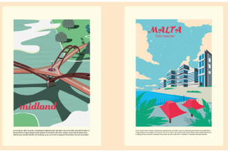design custom vintage poster