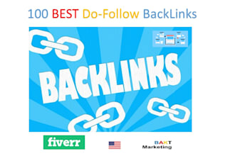build best 100 high quality high da SEO dofollow backlinks