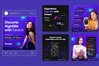 design awesome instagram post and stories