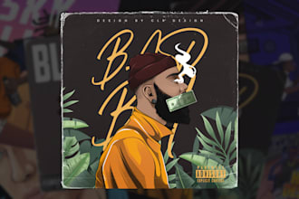 draw an epic album or mixtape cover