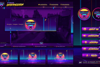design twitch overlays and logo for your stream