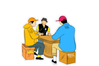 open a custom sticker service
