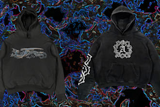 do create design graphics y2k, illustrator, street wear
