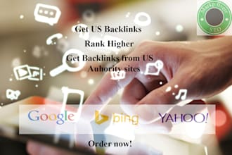 create 12 USA authority backlinks plus bonus