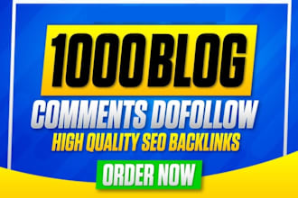 do over 1000 unique dofollow backlinks da100 sites