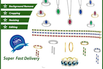 do HD quality jewelry images retouching
