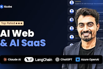 build ai web apps, ai saas platforms and ai data apps