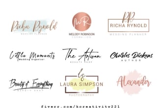 do calligraphy photography scripted cursive text signature logo design