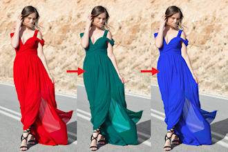 change color of anything in photoshop  fast professionally