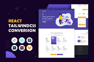convert your figma design to nextjs with tailwind CSS